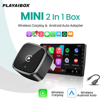 New 2 in 1 Wireless CarPlay Adapter&Android Auto Wireless Adapter, 5Ghz WiFi ,for iPhone Wireless Control Plug & Play Carplay