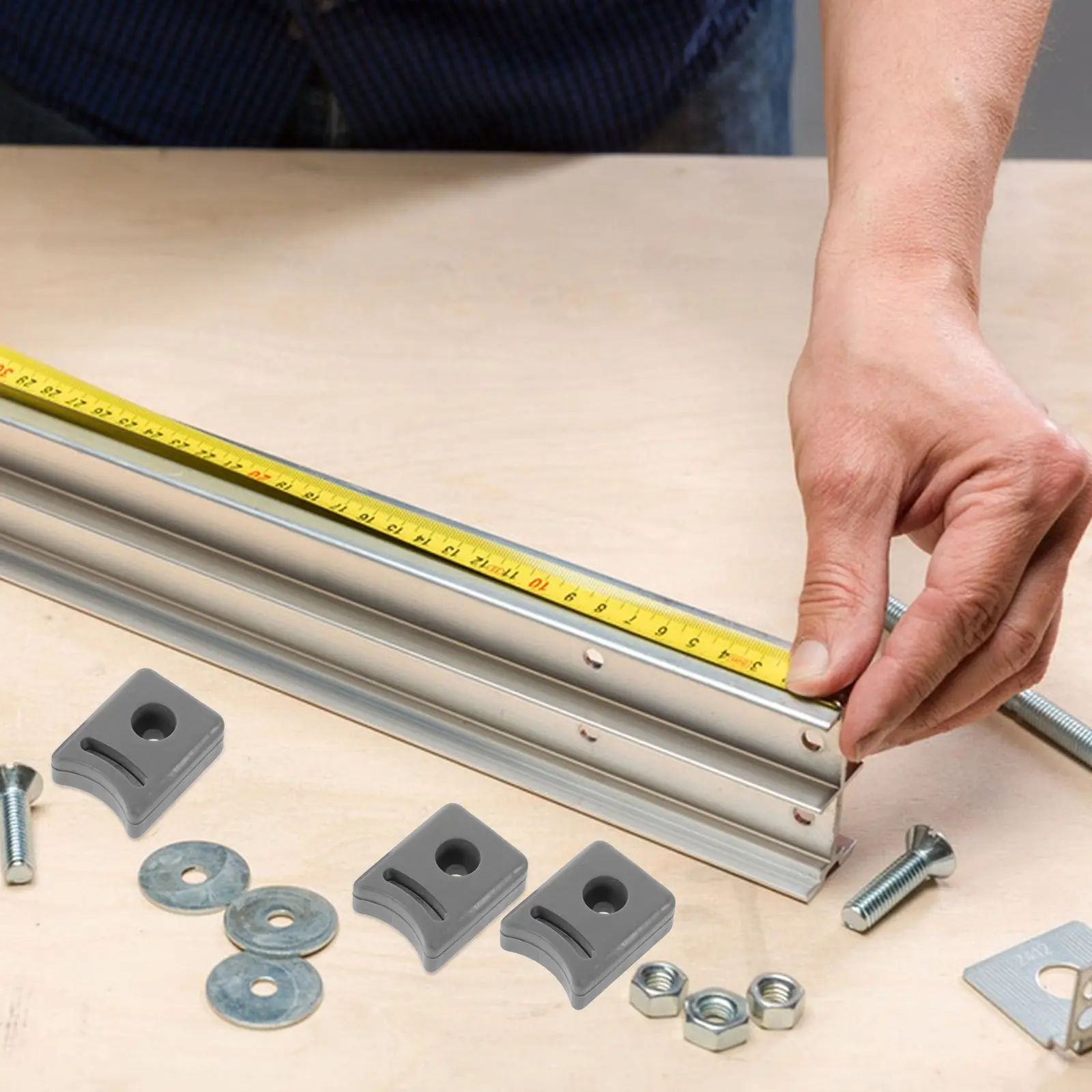 

8Pcs Shower Sliding Door Hardware Anti-Collision Bumpers Guide Pads Sliding Track Door Stops Easy Install Quiet Operation