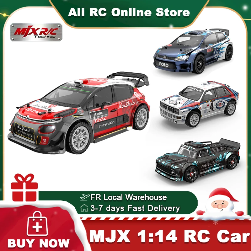 (in magazzino) NUOVO MJX Hyper Go 14301 14302 14303 14304 1:14 RC Auto 4WD 65 km/h Brushless Ad Alta Velocità 2.4G Auto telecomandata Off-road RC Auto Camion Adulti Giocattolo per bambini, Capodanno,
