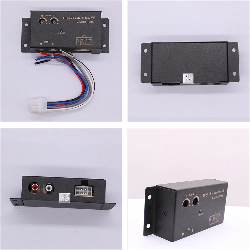 

Audio Converter Useful Adapter High to Low for Car Speaker Conversion Optical Tool Stereo Accessory