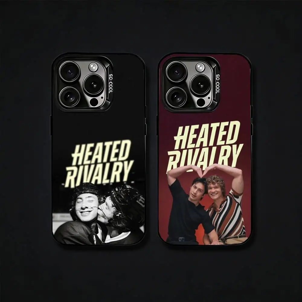 

H-Heated Rivalry Phone Case For iPhone17, 16,15,14,13,12 Pro Max Black Candy Matte Shockproof Cover