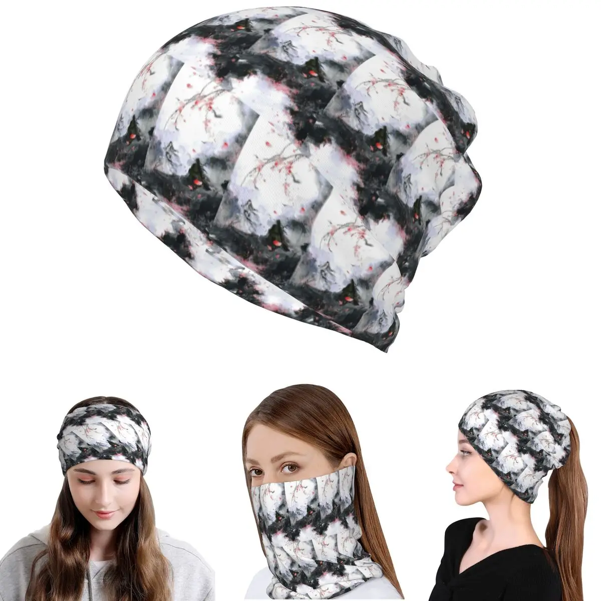 

The Untamed WangXian Bunny Mo Dao Zu Shi Bandana Neck Gaiter Magic Scarf Cycling Scarf Beanies Hat for Men Women Adult Washable