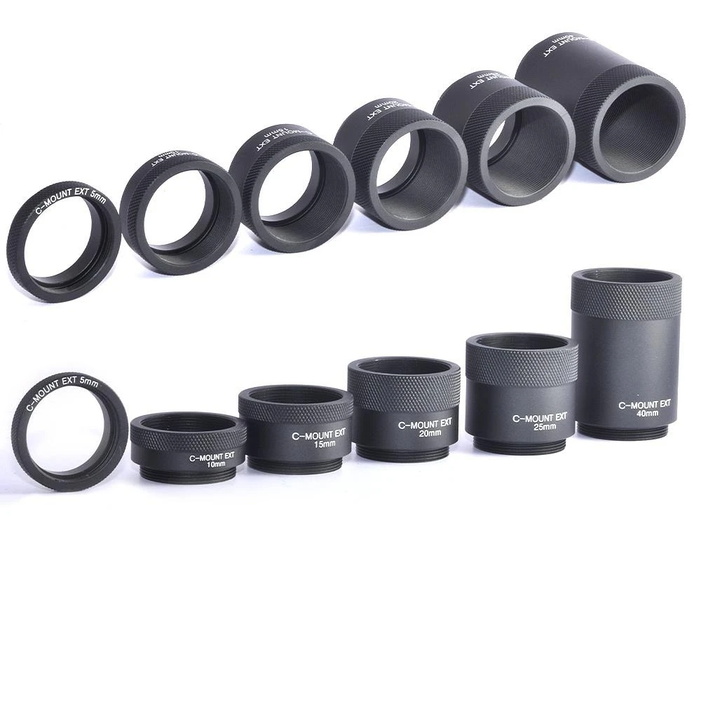 C-CS-Adapter C-Mount auf CS-Mount Verlängerungsring Industrielle Überwachungskamera-Objektiv-Verbindungsstück