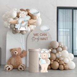 Baby Bear Pilot Cut Out Teddy Bear In Propeller Aircraft Foam Board Cutouts We Can Bearly Wait Party Decorations Baby Shower
