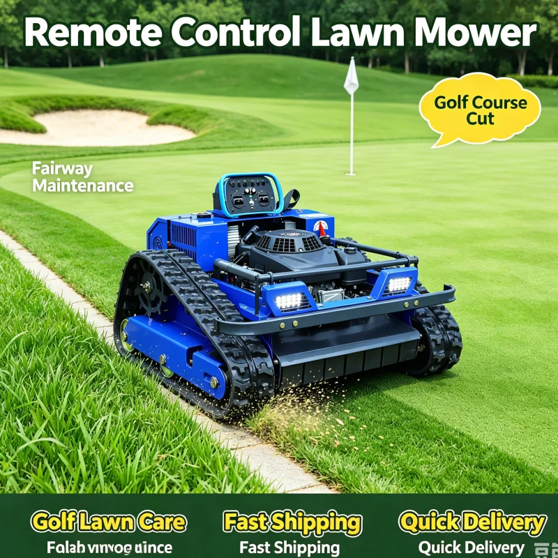 Customized Big Promotion Remote Control Lawn Mower Zero Turn Self Propelled One Key Start For Home Lawn