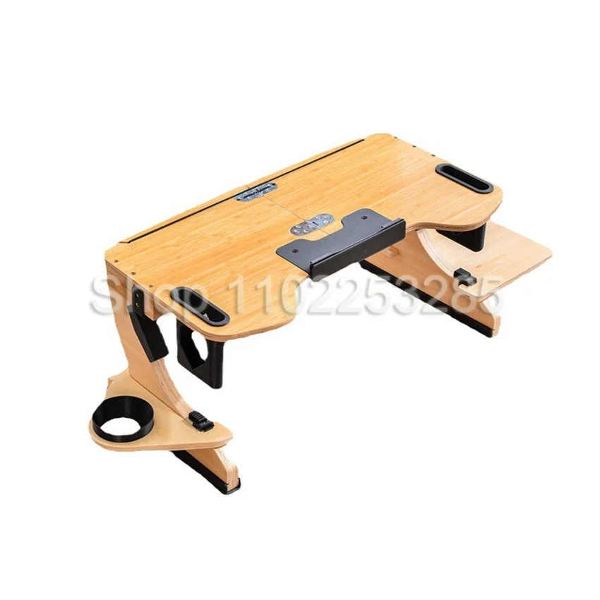 

Home Lazy Bed Dining Table Dormitory Study Folding Office Desk Multi Functional Notebook Learning Tool