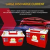 FLYPOWER 車のバッテリー 27-66 12.8V 50AH 1000CCA 車の自動スターターバッテリー BMS 電圧保護リチウム鉄 LiFePo4 バッテリー 6