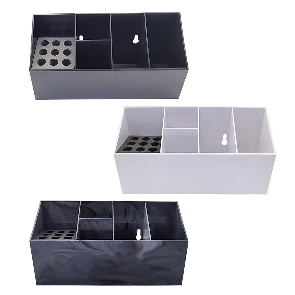 

Hairdressing Tool Box Storage Case Shears Hair Scissor Rack Holder