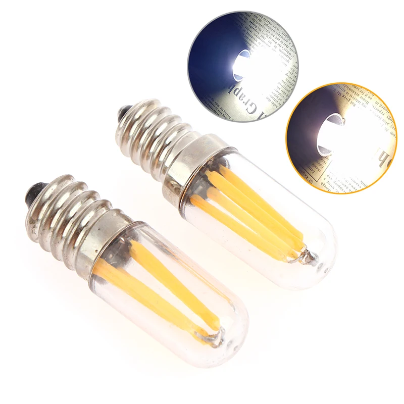 Ampoule LED à Filament 220V E12 E14, 1/3W, Indicateur Lumineux de Réfrigérateur, Accessoires de Réfrigérateur