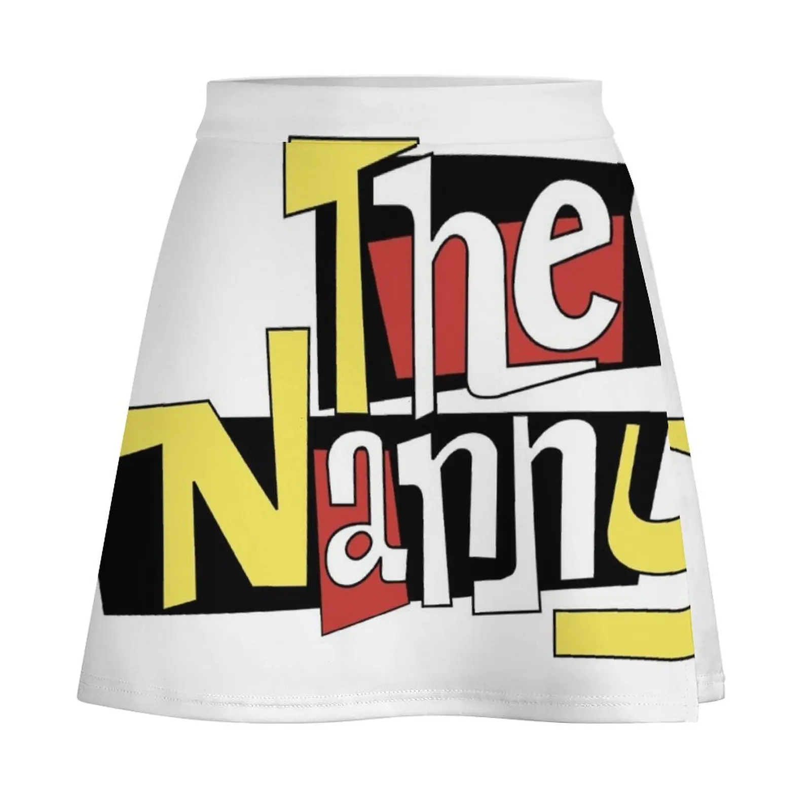 The Nanny Logo Mini Skirt korean skirt fairy grunge mini denim skirt for woman Mini