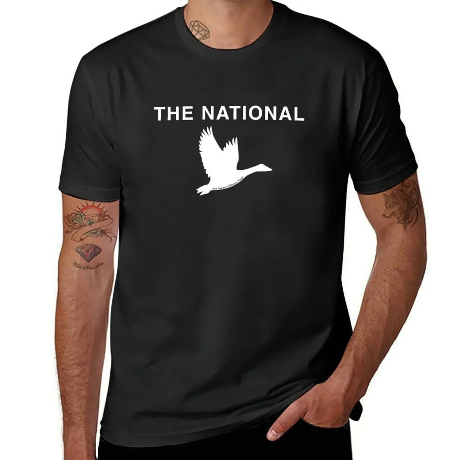 The National - The Geese of Beverly Road T-Shirt animal prinfor boys designer shirts anime heavy weight t shirts for men