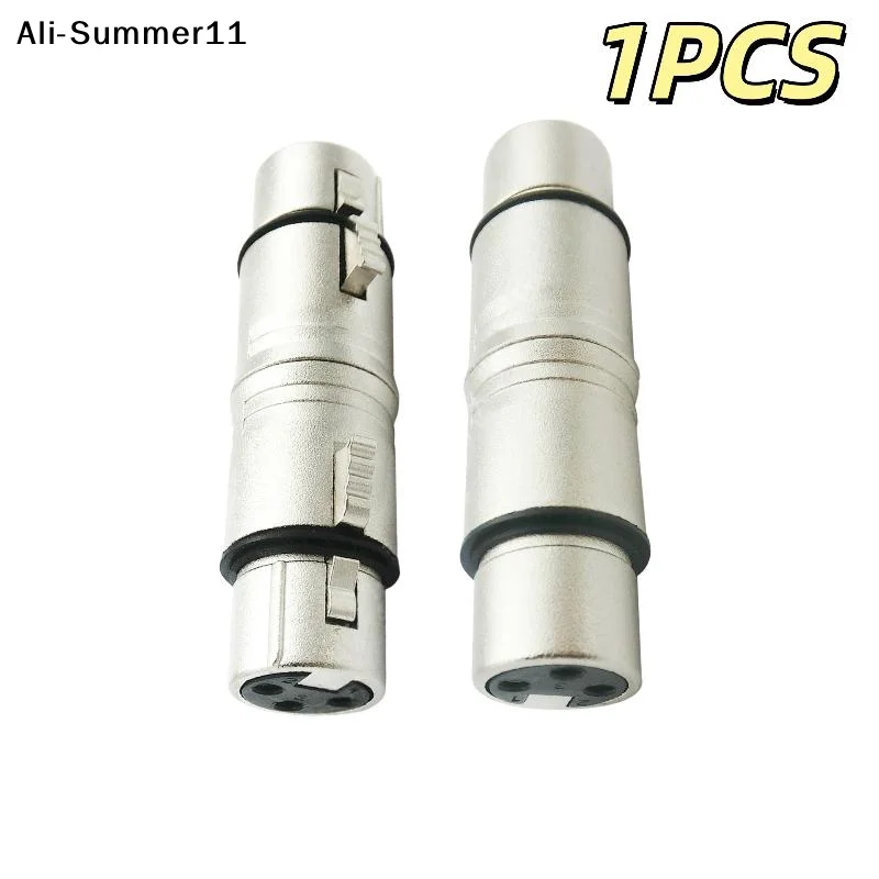 【S7】1 Stück Mikrofon-Verlängerungsadapter XLR-Buchse auf XLR-Buchse 3-Pin-Stecker Mikrofon-Stereo-Mixer XLR-Buchse-zu-Buchse-Adapter