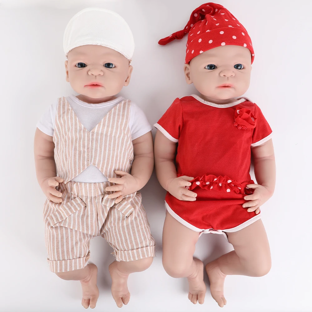 IVITA WG1511 56cm 5kg Full Body Silicone Reborn Art Dolls Eyes Opened Realistic Collectible Doll USA Warehouse In Stock Lifelike Surprise Toys For Adult Christmas Collectors Gift