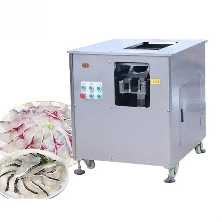 Industrial Fish Filleting Slicing Machine Salmon Fish Meat Processor for Sardine Professional Kitchen Equipment