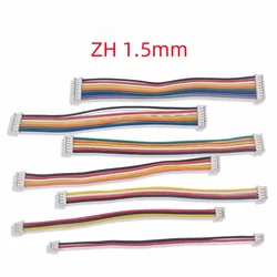 10PCS ZH 1.5mm 2/3/4/5/6/7/8/9/10P Double-ended Terminal Line 10CM/15CM/20CM ZH1.5 Same / Reverse Direction Electronic Wire