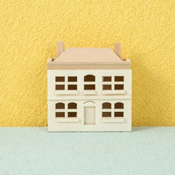 1:12 Dollhouse Miniature Cute Villa Small House Model Living Scene Decor Toy Play House Toy