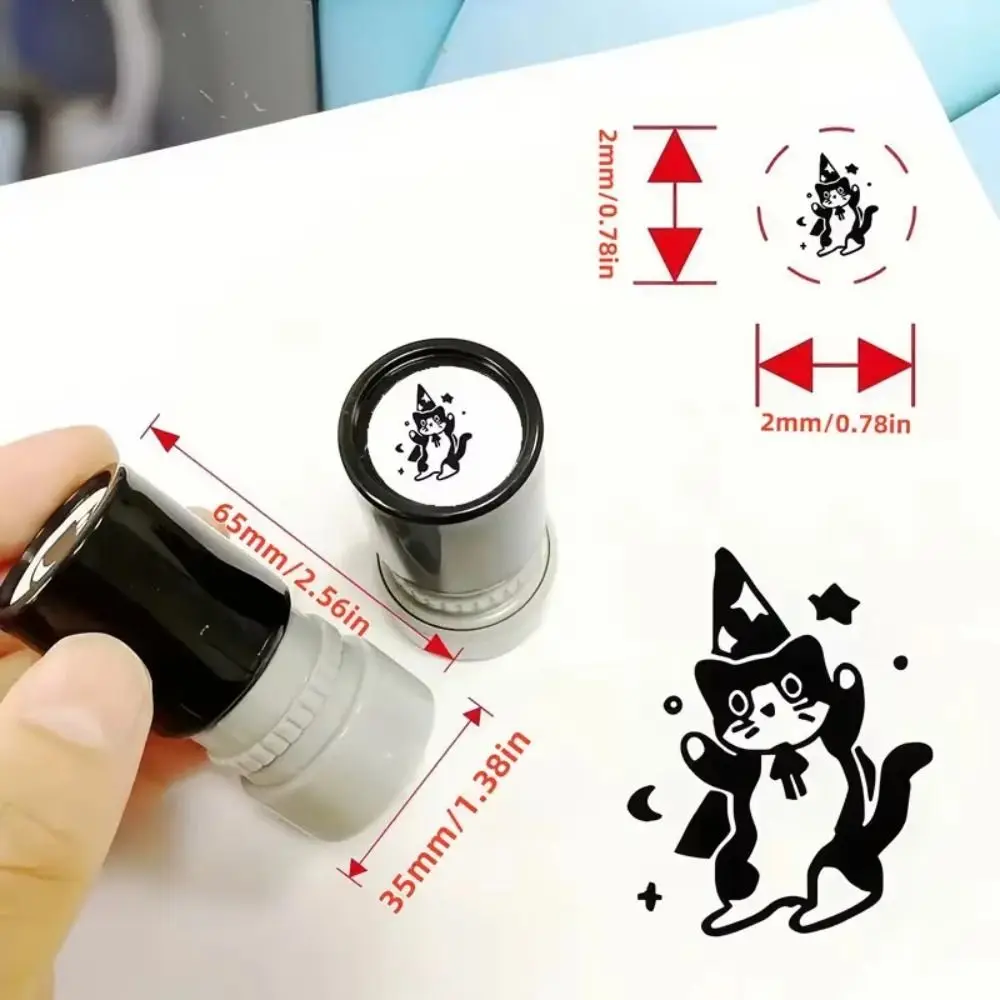 Langlebige 6-teilige schwarze Katzenstempel-Sets: Tiermotiv-Kätzchenstempel für klare Abdrücke, Tagebuch-Collagen und Cartoon-Stempel für Scrapbooking