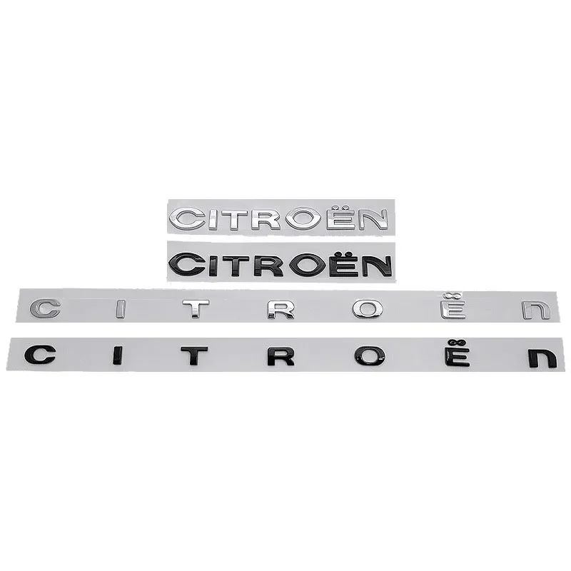 ABS emblema trasero del coche insignia del maletero pegatinas para Citroen Berlingo C2 C3 C4 C4l C5 saxo Xsara Picasso DS4 DS6 C1 Picasso Elysee