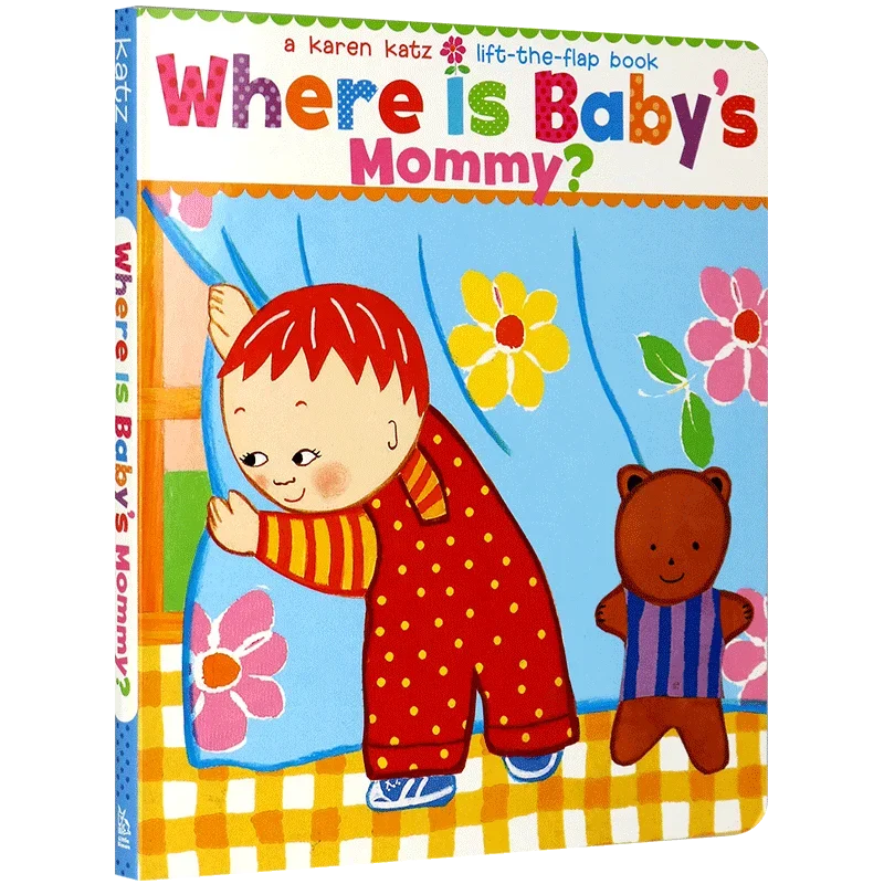 Where Is Babys Mommy Board Book Karen Katz, Baby Children's books aged 1 2 3, English picture book, 9780689835612