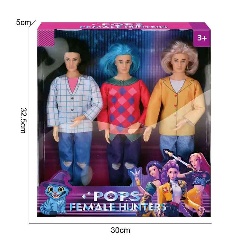 

Hot Kpop Demon Hunters Action Figure Ornament Derpys Tiger Rumi Mira Zoey Sussy Ornament For Fans Birthday Gifts ﻿for Girls