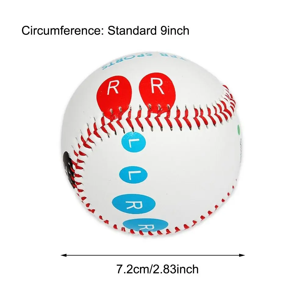 Standard 9inch Pitch Training Baseball with Detailed Grip Instructions Baseball Pitching Trainer Kit