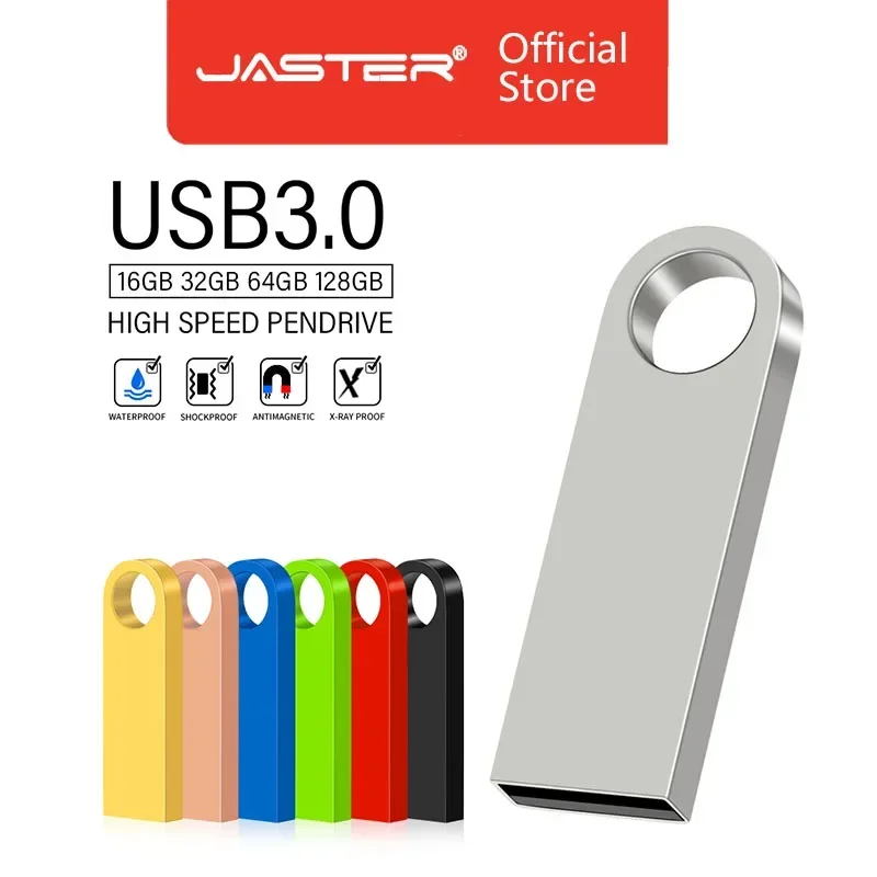 Colorful Metal USB 3.0 Flash Drive 64GB Key Chain Pen Drive 32GB Black Mini Memoria USB 16GB for Laptop U Disk Creative Gift 8GB