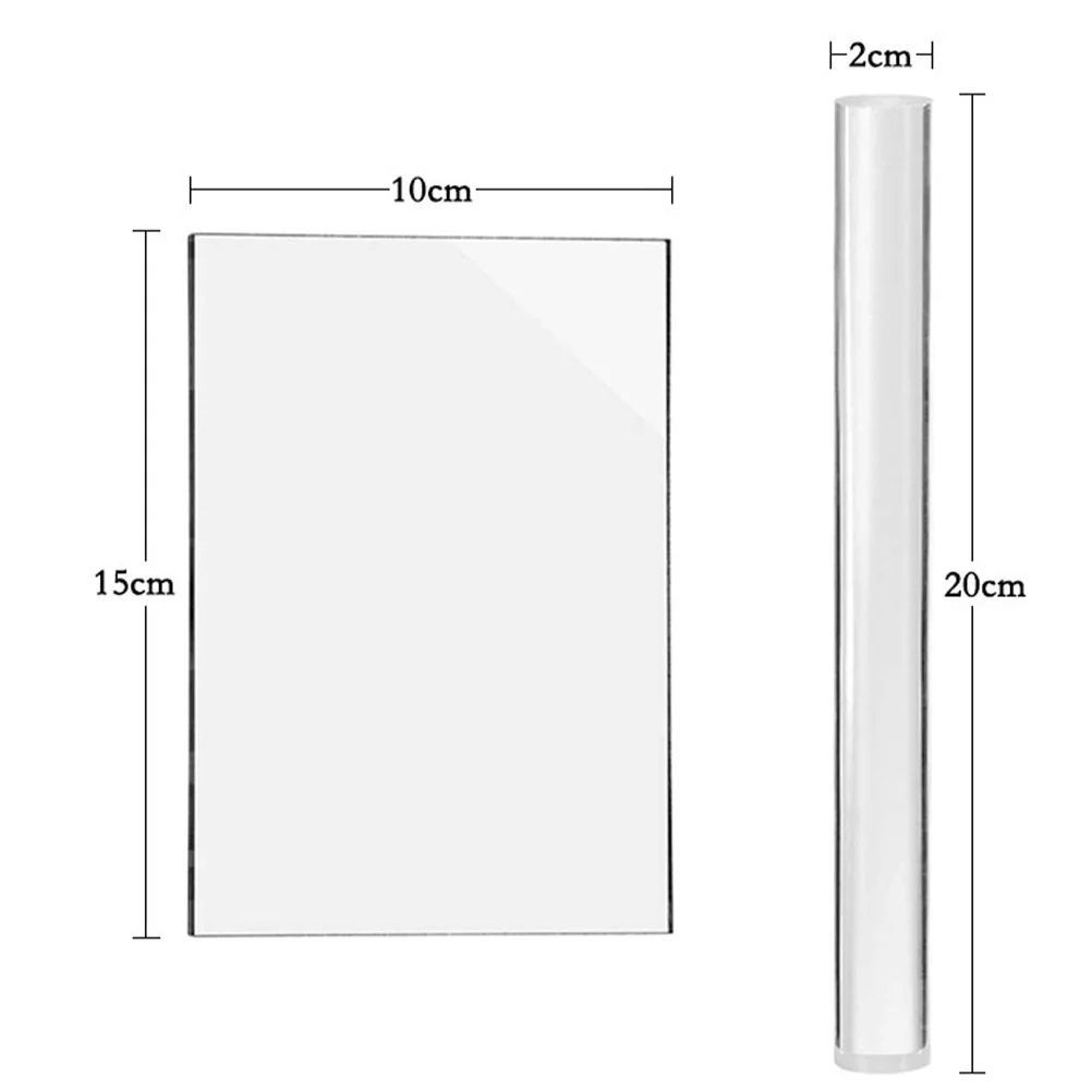 5pcs Clay Sculpting Tools Set Durable Plastic Acrylic Material Smooth Edge Ergonomic Handle For Kids Adults Scrapers Roller