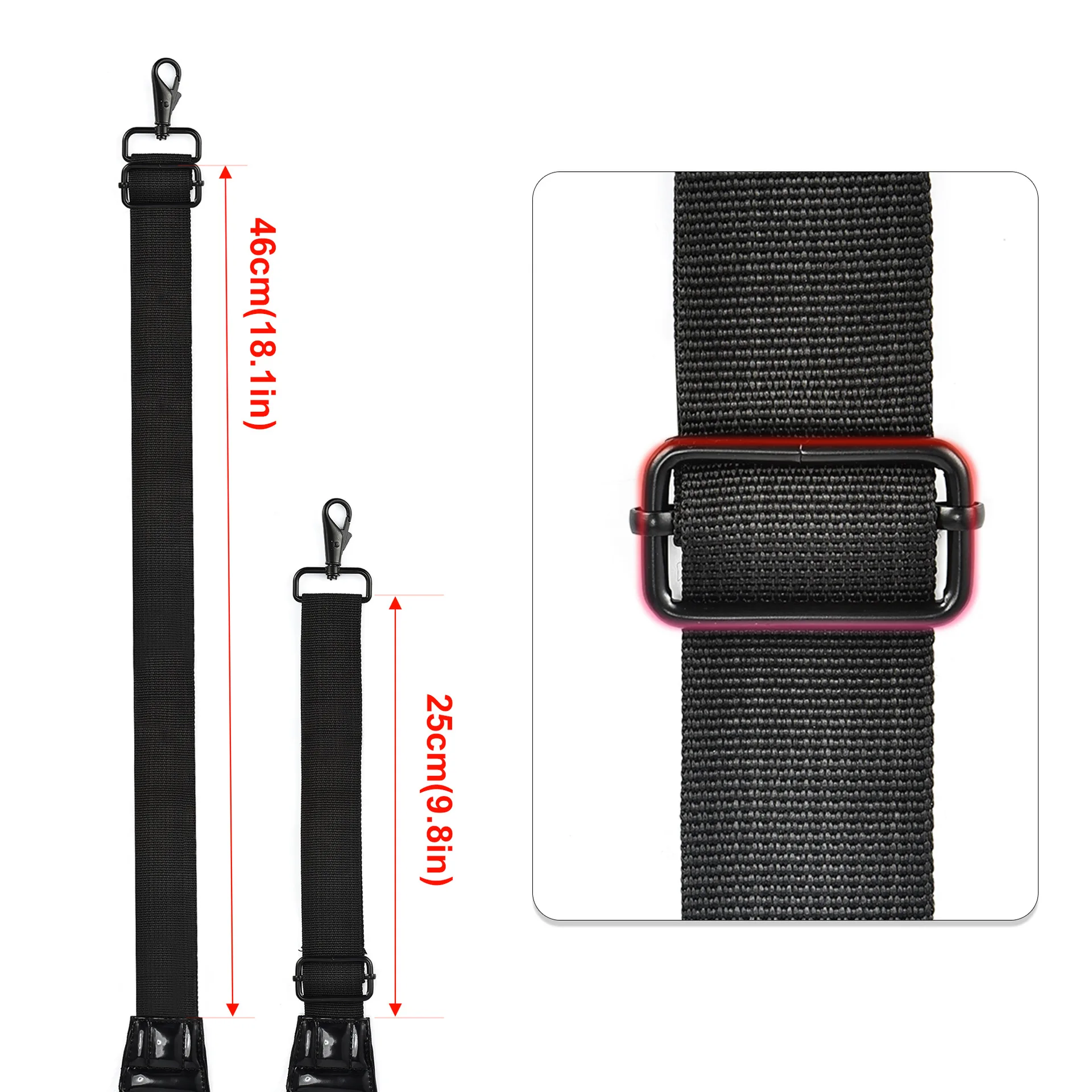 1Pc For DJI PC Plus Remote Control With Screen Adjustable Lanyard Shoulder Strap Thicken Neck Strap Belt Drone Accessories Black