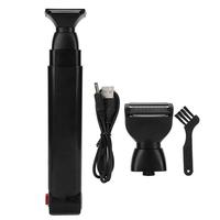 Back Hair Removal And Body Shaver Electric Body Trimmer Groomer Foldable Man Back Razor Shaver With Ergonomic Handle For Men