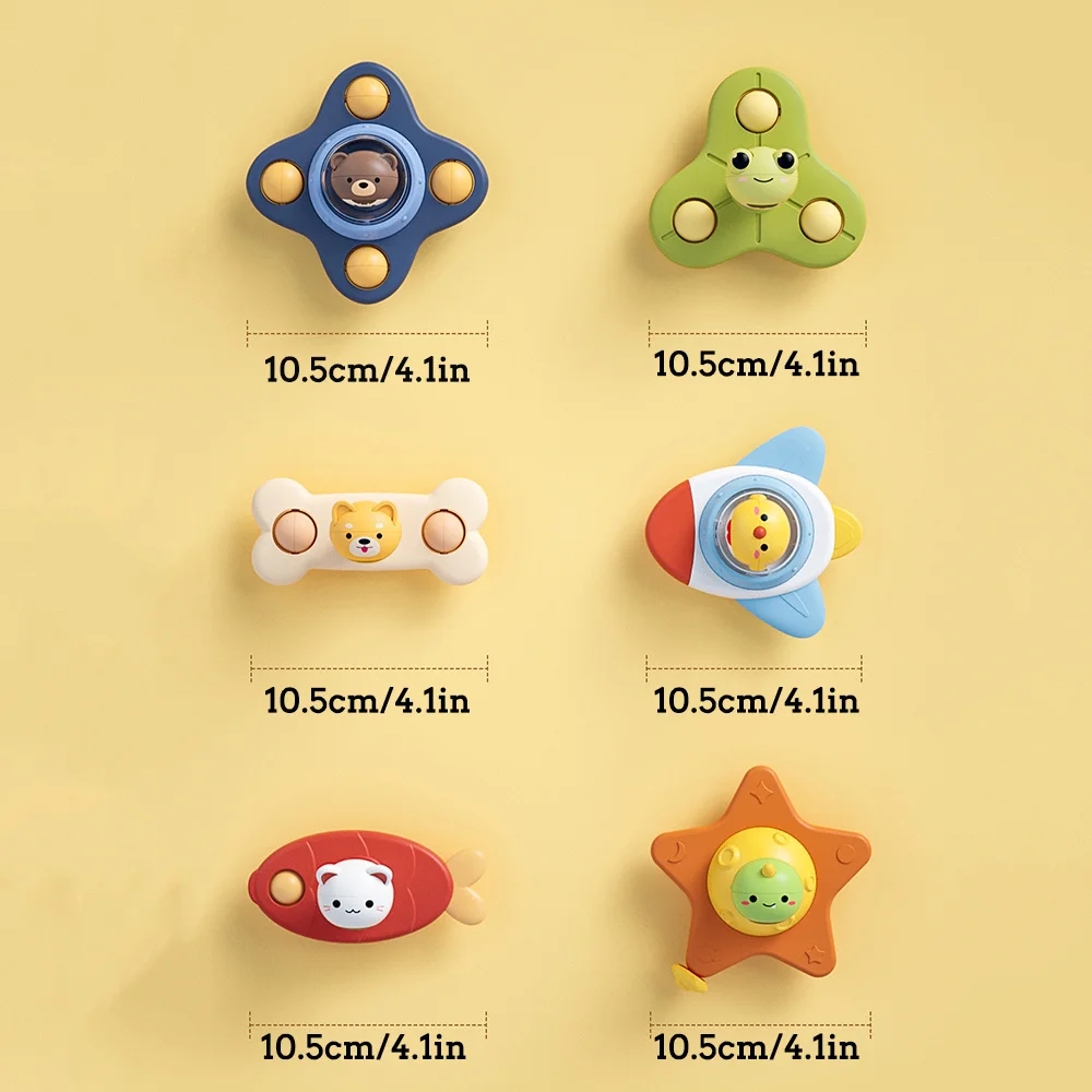 Babyspeelgoed Zuignap Spinner voor peuters Montessori Spinner Zintuiglijk speelgoed, Montessori Fijne motoriek Speelgoed voor baby Speelgoedcadeau