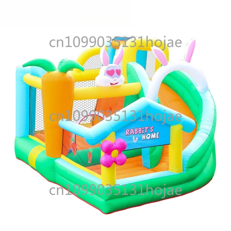 

Rabbit inflatable castle outdoor stall children's trampoline amusement park inflatable trampoline slide equipment