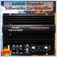 AT14 PA-60A 600W 12V Power Amplifier Board For Home Car Audio Amplifier S Powerful Bass Subwoofers Amp For Mono Car Modi