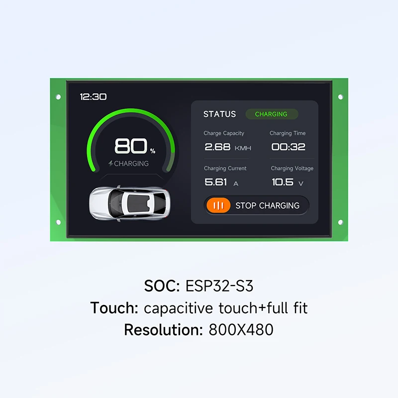 ESP32-S3 Development Board 7 Inch Capacitive Touch Display Support WIFI Bluetooth Optional RS485 Audio for Smart Home Dashboard