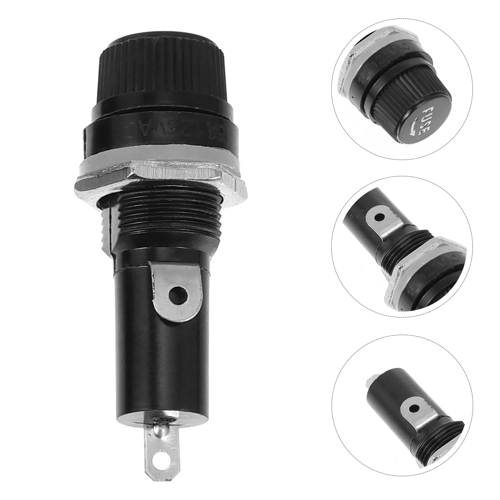 

10 Pcs Fuse Holder Car Accessories Heat Resistant Housing Protects Circuit Fog Water Spray Dust Sand Debris Quick Install