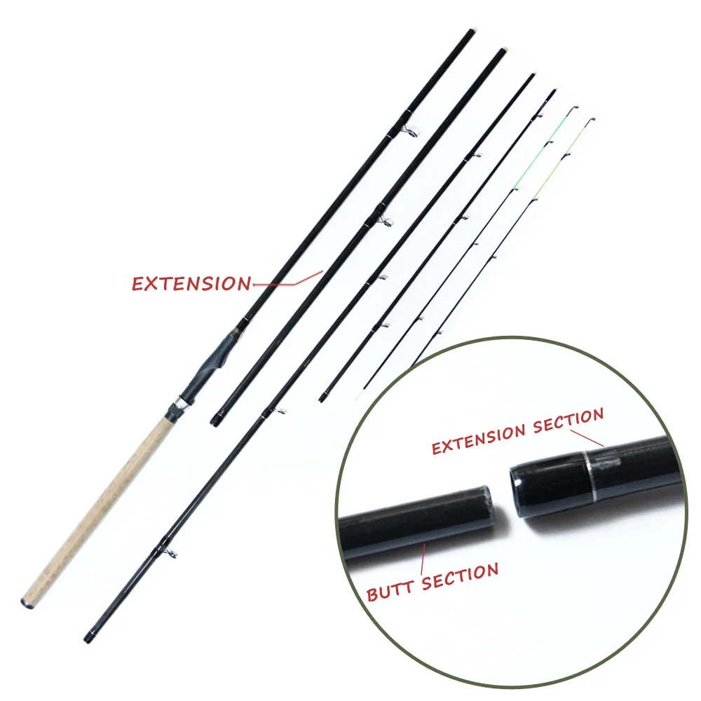 

4+2 tops Super Power 4 Sections 3.6 meters Feeder High Carbon carp Feeder Fishing Rod Feeder Rods