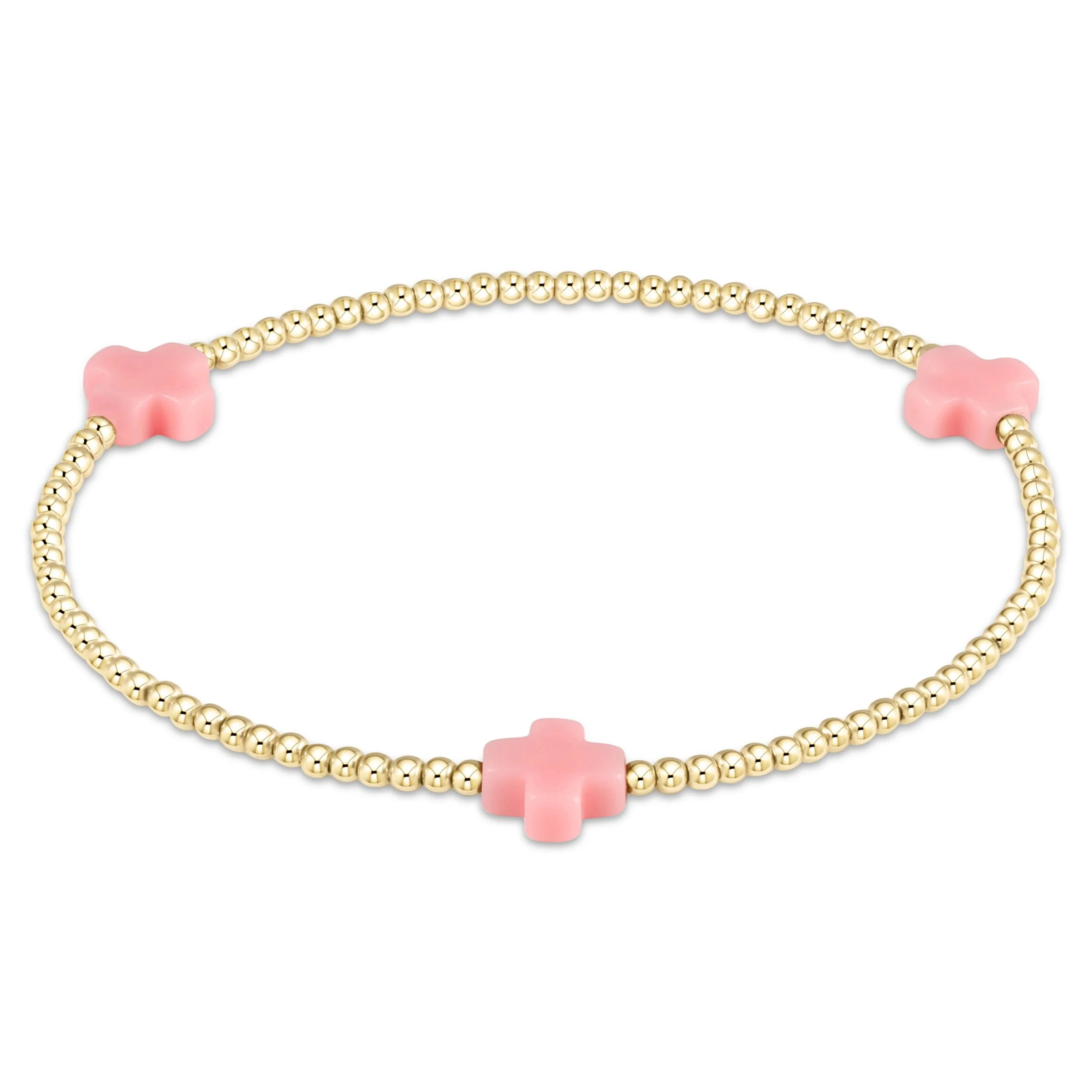 Lieferant Kreuz-Charm-Armband Großhandel 3mm Vergoldete 18K Perlen-Armbänder für Frauen Stapelbare Boho Pulseras Schmuck – Detail 9