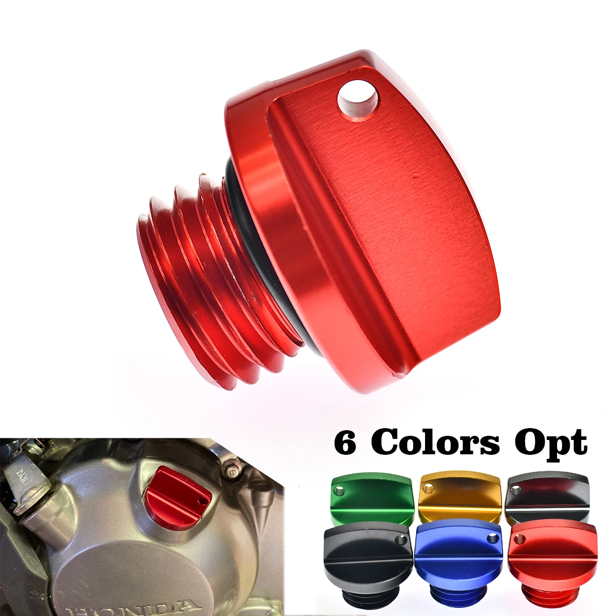 M20*2.5 Oil Filler Cap Plug For Honda CRF250R CRF450R CRF250L/M For YAMAHA YZ 68 85 125 250 YZ1250 YZ250 YZ 250F 450F WR250F