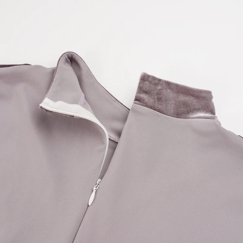 ثياب رقص نايلون بأكمام طويلة للنساء ، ثياب رقص جمباز ، بدلة جسم لصق بسحاب ، أزياء للبالغين