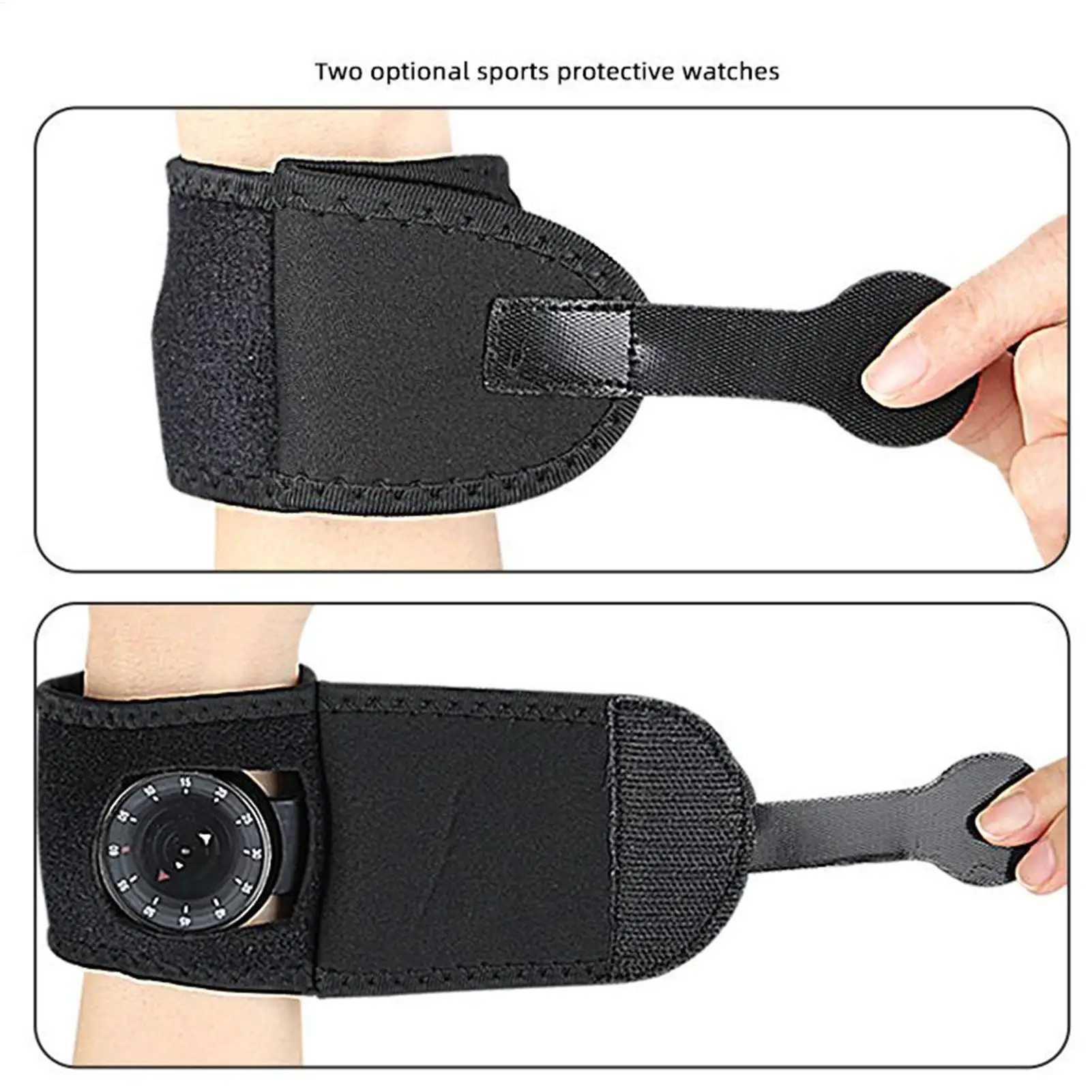 Wrist Strap Smart Watch Protector Strap Watch Strap Protector Built-in Cushion Structure Weatherproof Armband Wrap  for Running