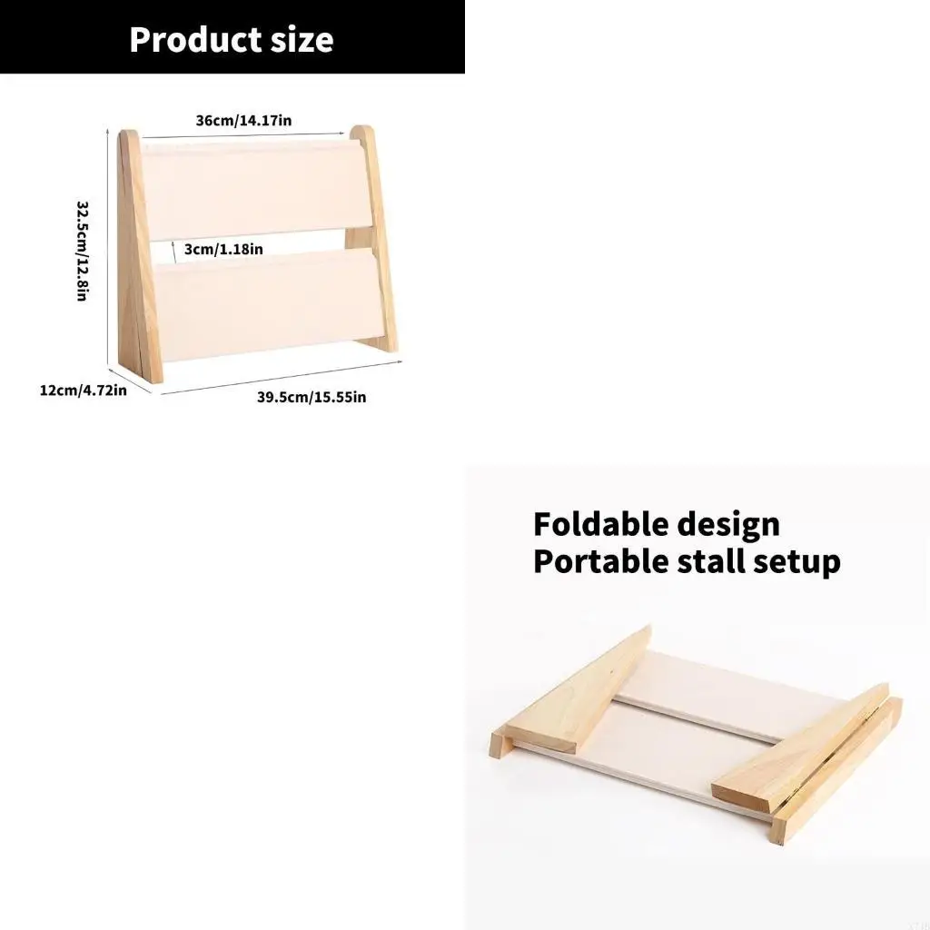 Holz Schmuck Display Rack Halskette Lagerung Halter Halskette Schmuck