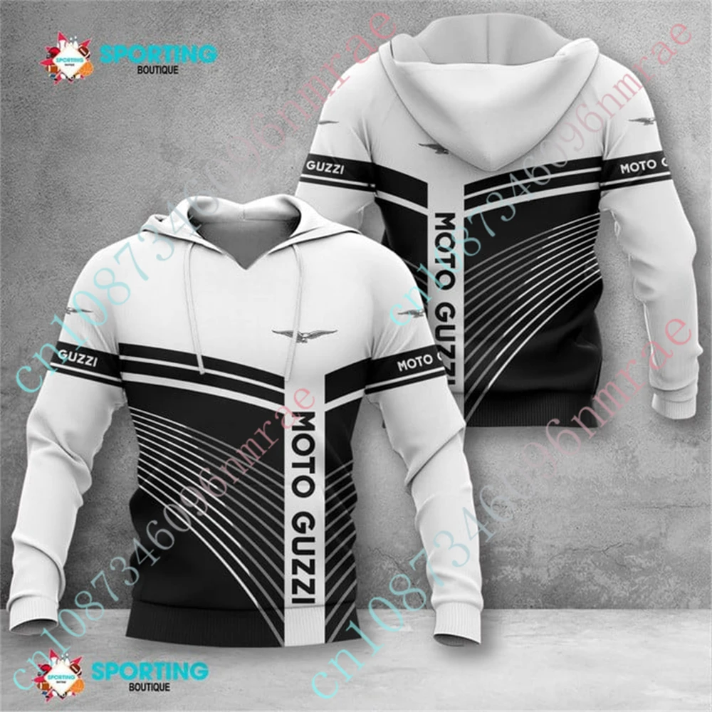 Moto Guzzi Hoodies For Men Women Unisex Clothing Harajuku Pullover Top Anime Oversize Zip Hoodies Casual Sweatshirt Custom Logo