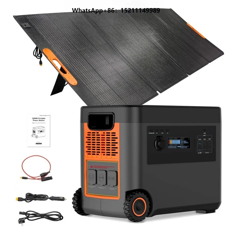 Power Station 5000w Solar Power Station Stock Battery Solar Generator 2500W Industrial