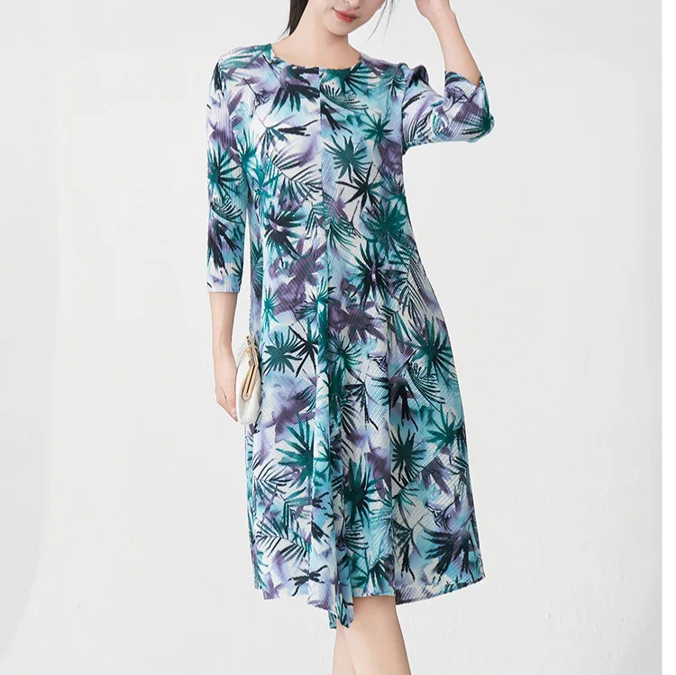 

Новинка лета 2026: Женское платье с геометрическим принтом для пляжа, активного отдыха и путешествий, большие размеры