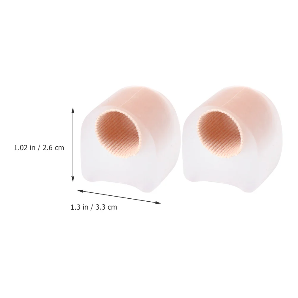 2pcs Toe Separators Reusable Supple Bunion For Women Men Foot Care Tools Valgus Hammer Toe Spacer Home Use