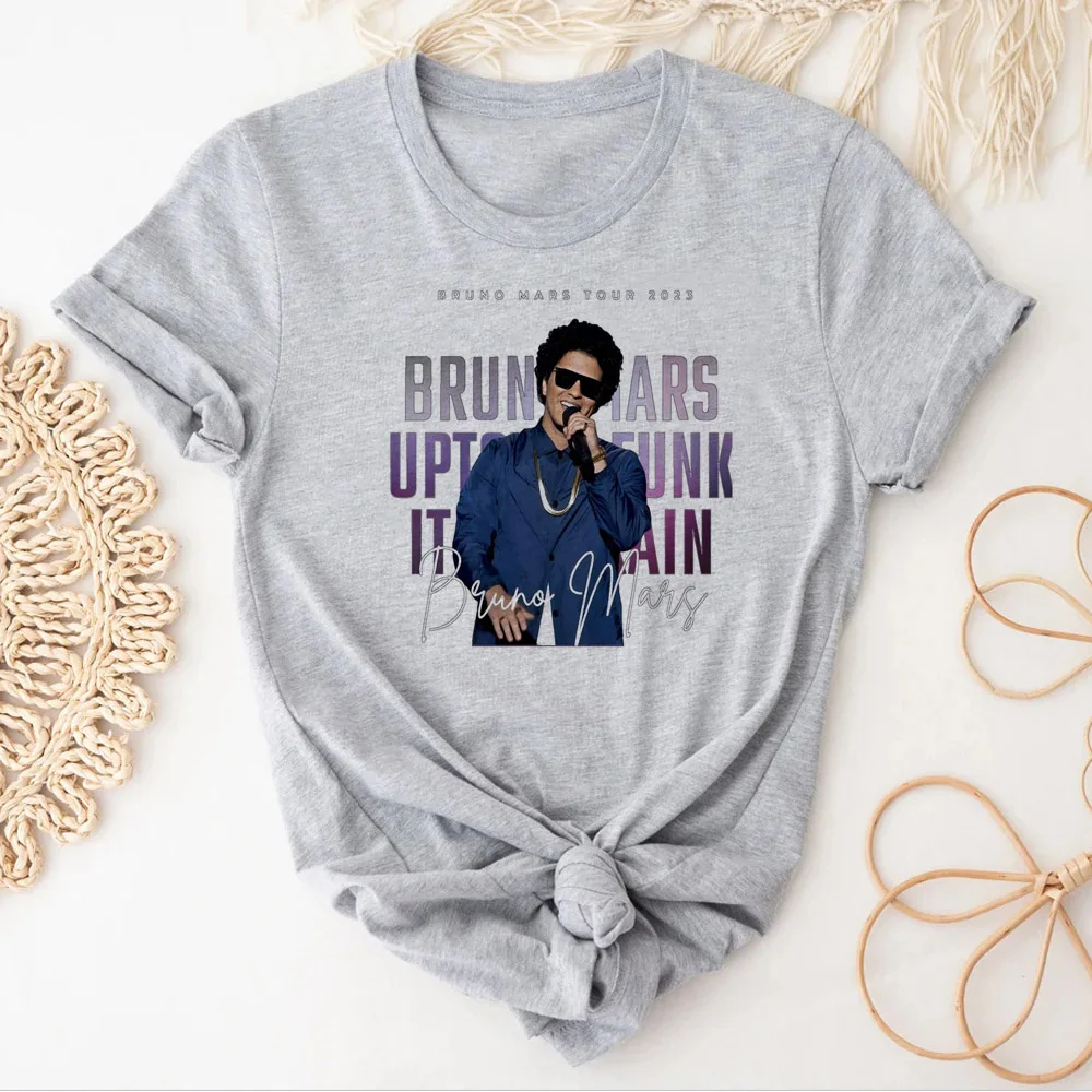 Bruno Mars t-shirty damskie streetwear komiks harajuku t shirt dziewczyna śmieszne ubrania anime