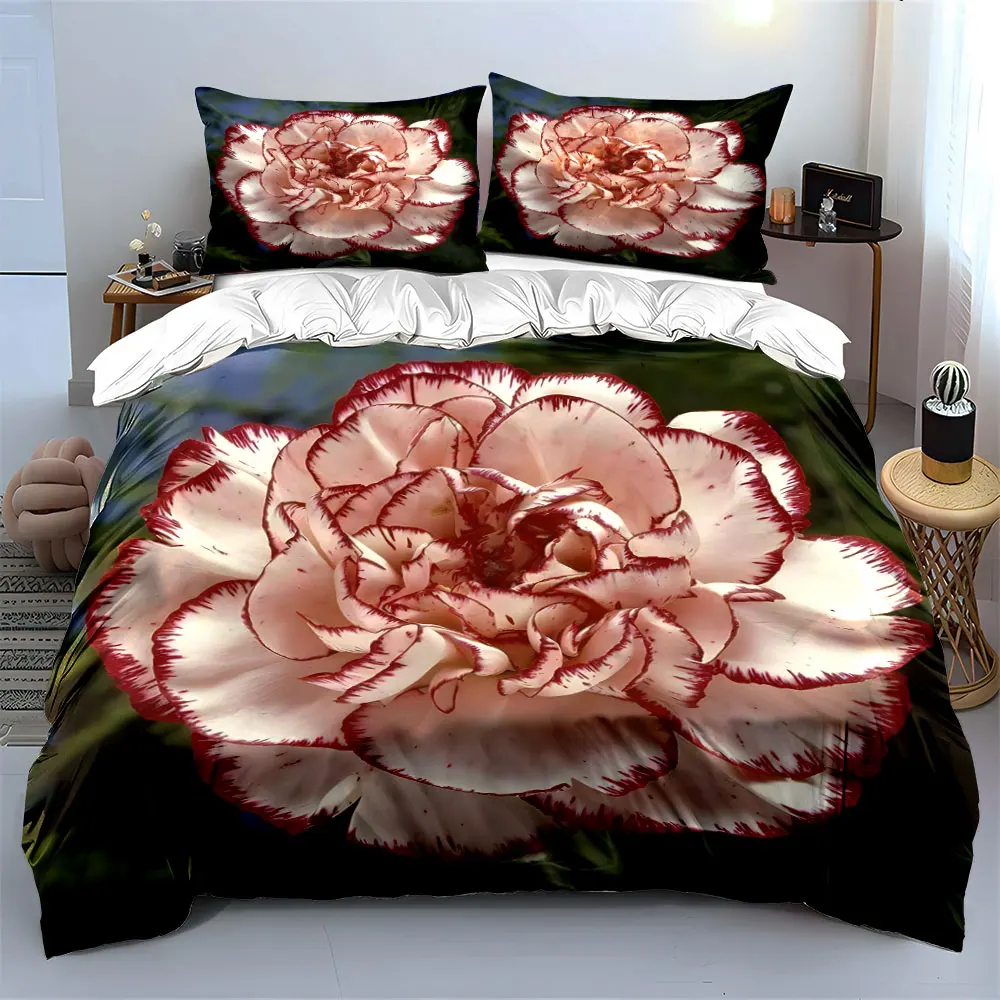 "Elegant Floral Three-Piece Decor Set" Multiple sizes kid's and adults' bedroom Exquisite 3PC bedding set, gift