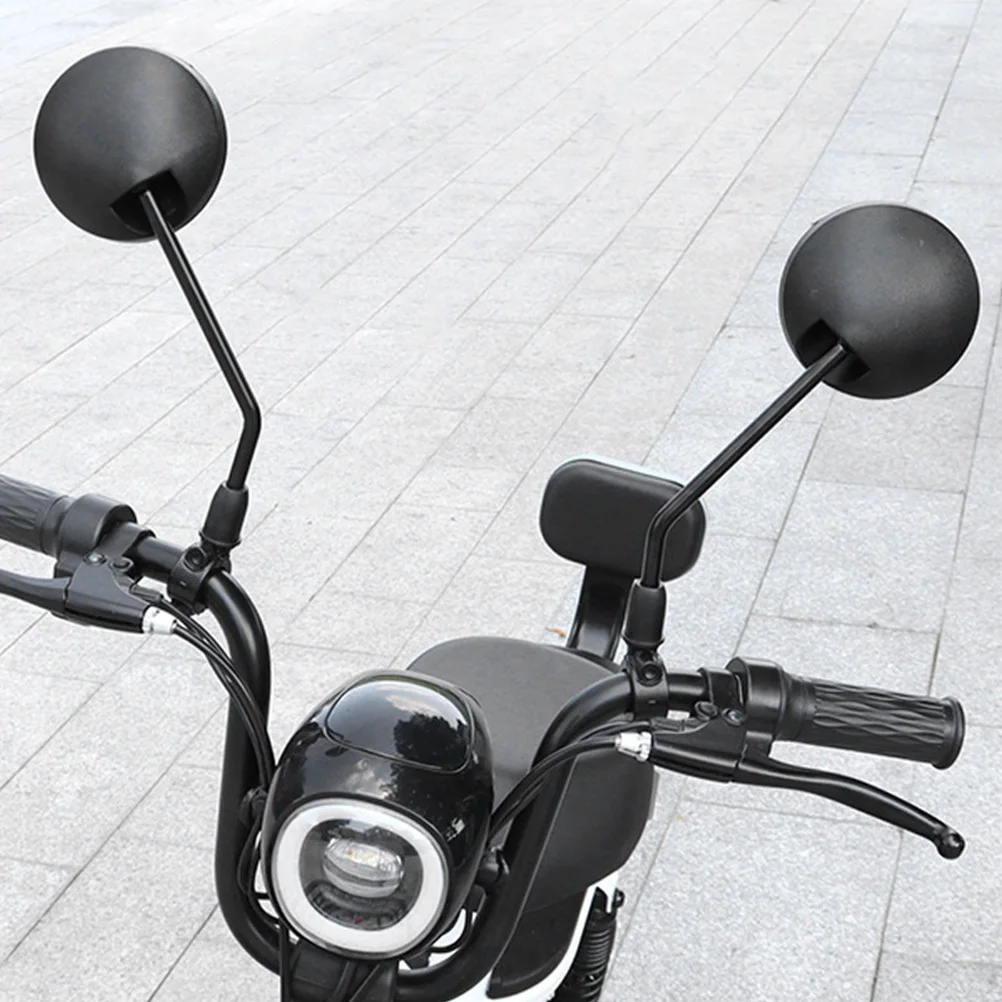 

2Pcs Universal Motorcycle Mirror Adjustable Hose Rear View Mirror for Bikes Wide Viewing Angle Lightweight Robust Bike