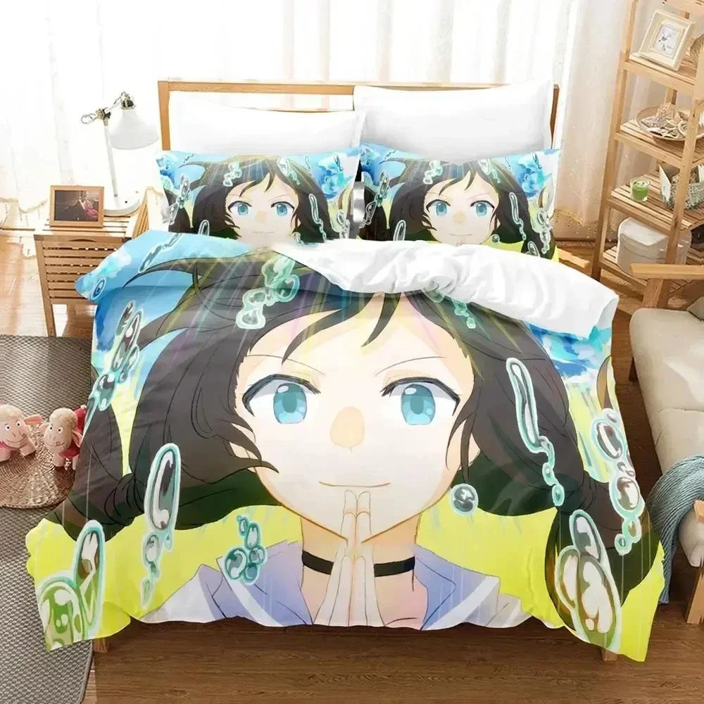 3D Anime Cute Weathering with You Bedding Set Duvet Cover Quilt Cover Pillowcase Comforter king Queen Size For Boys Adult