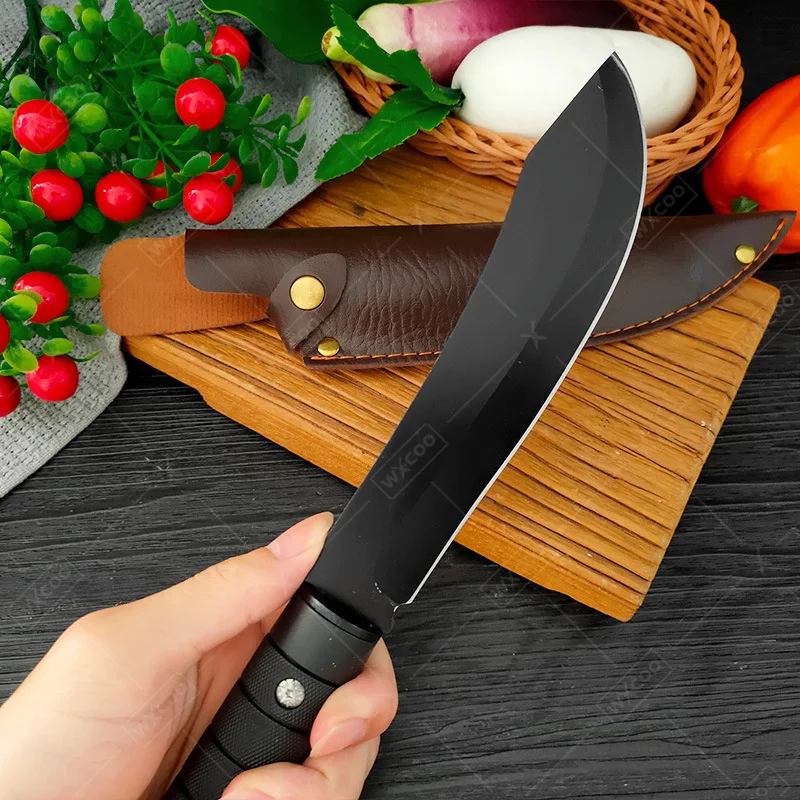 Multi-Household Boning Knife Hand Forged Stainless Steel Boning Knife Meat Cleaver Kitchen Fruit Slicing Cooking Tools BBQ