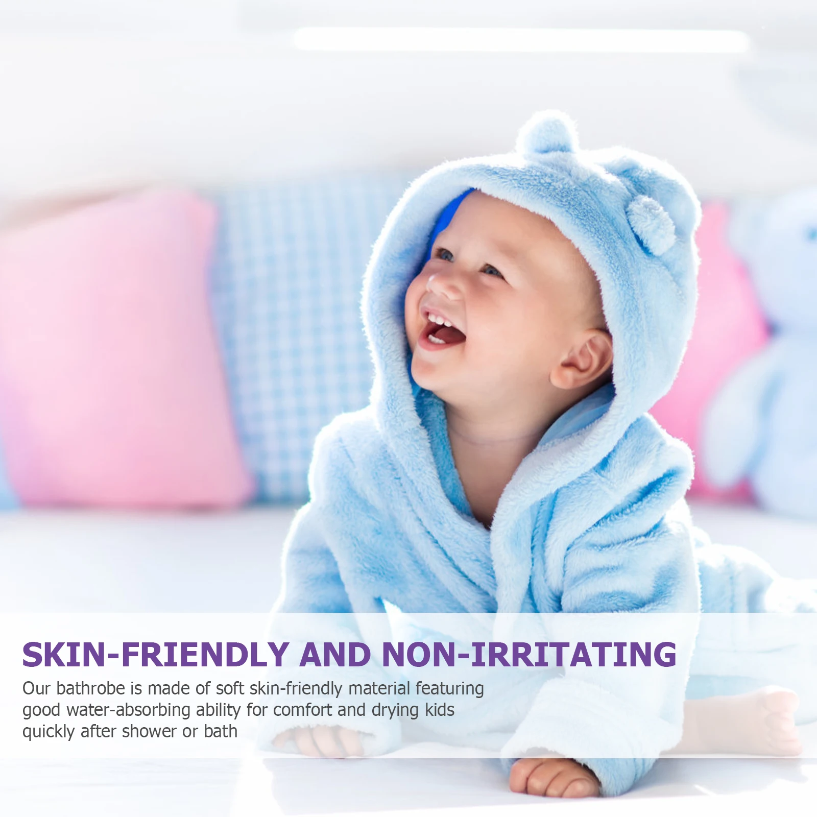 

Cartoon Animal Bath Towel Rabbit Kids Wrapping Quilt Soft Breathable Children Bathrobe Toddler Drying Blanket Towel